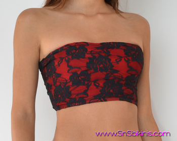 PASSION FLOWERS Sexy Strapless Top